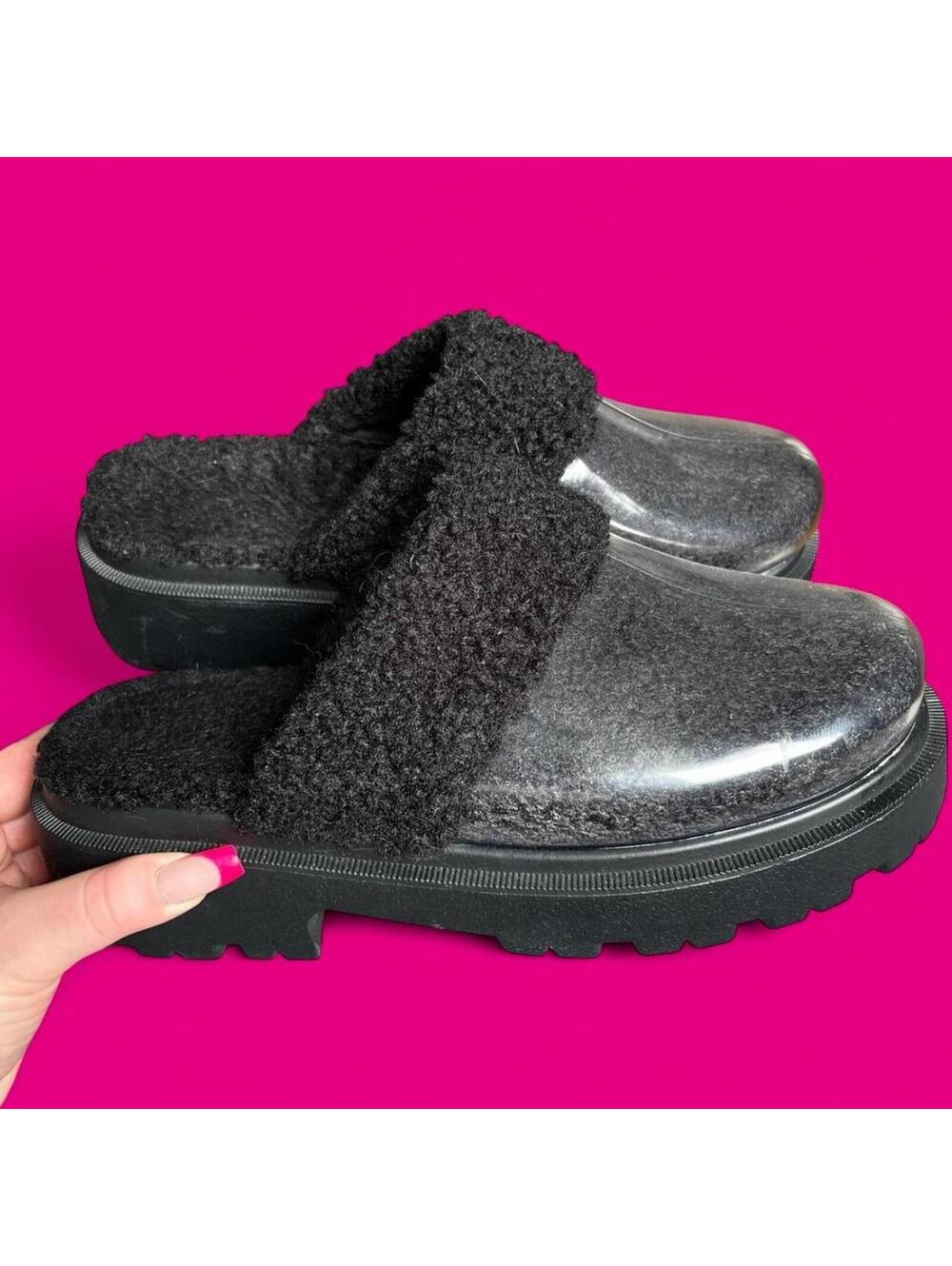 Women's Black Clog